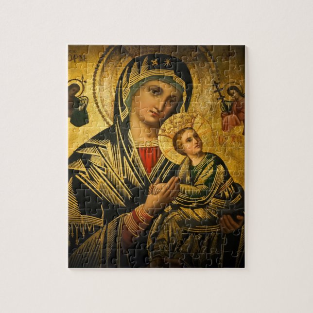 Our Lady of Perpetual Help Icon Puzzle (Vertical)