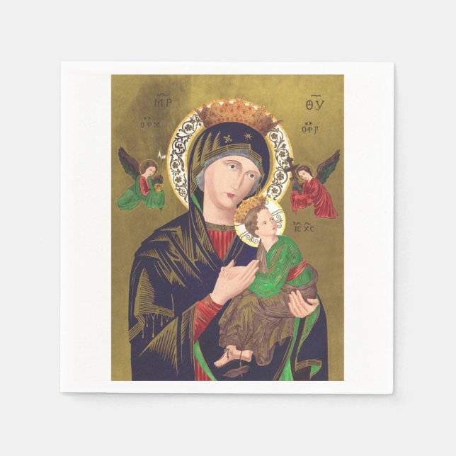 Our Lady of Perpetual Help Napkin (Front)