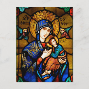 our lady of perpetual help postcard