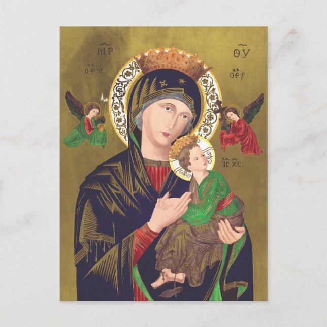 Our Lady of Perpetual Help Postcard (Front)