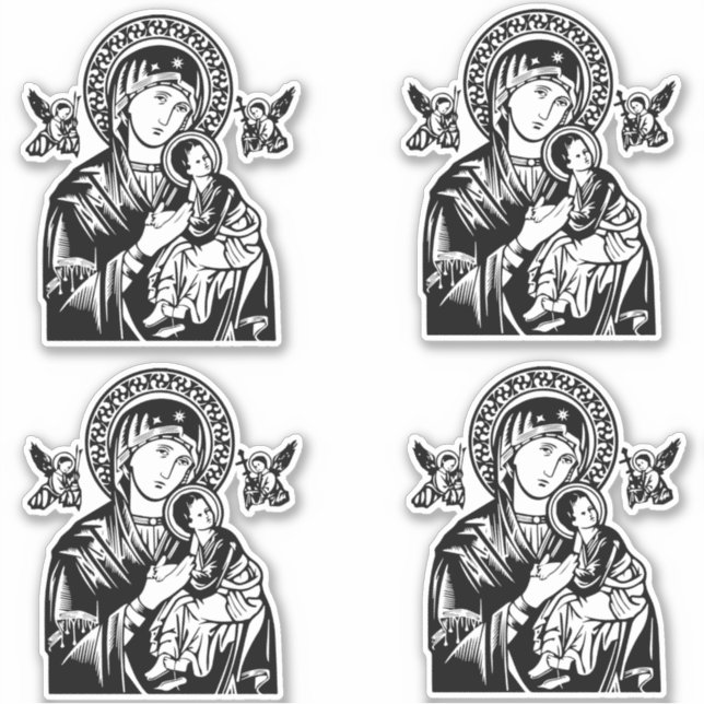 Our Lady of Perpetual Help set sticker (Front)