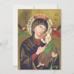 Our Lady of Perpetual Help Thank You Card