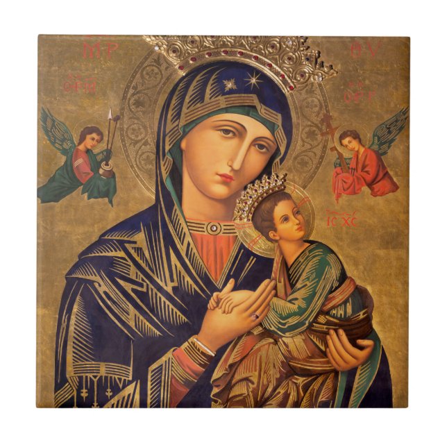 Our Lady Of Perpetual Help Tile (Front)