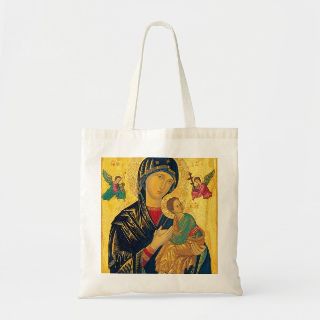 Our Lady Of Perpetual Help Tote Bag (Front)