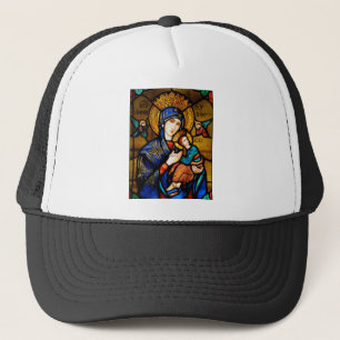 our lady of perpetual help trucker hat