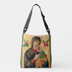 Our Lady of Perpetual help Virgin Mary Icon Russia Crossbody Bag