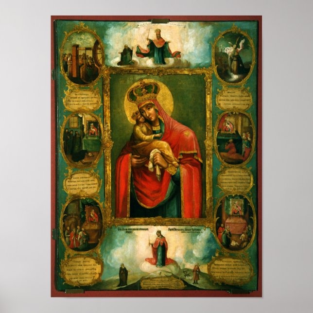 Our Lady of Pochaev Poster (Front)