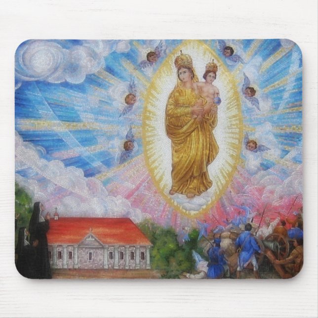 Our Lady Of Prompt Succour Mouse Pad (Front)