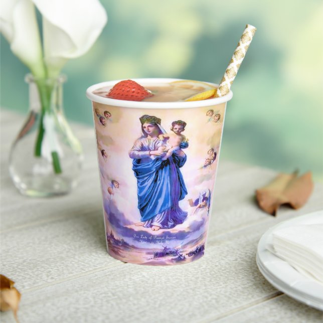 Our Lady of Prompt Succour Paper Cups (Insitu)