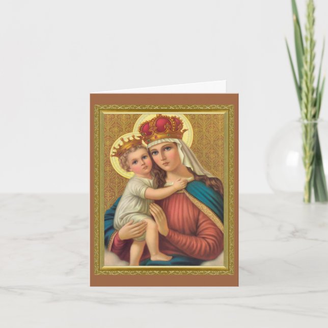 OUR LADY OF REMEDY DEVOTIONAL IMAGE  CARD (Front)