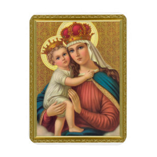 OUR LADY OF REMEDY DEVOTIONAL IMAGE  MAGNET