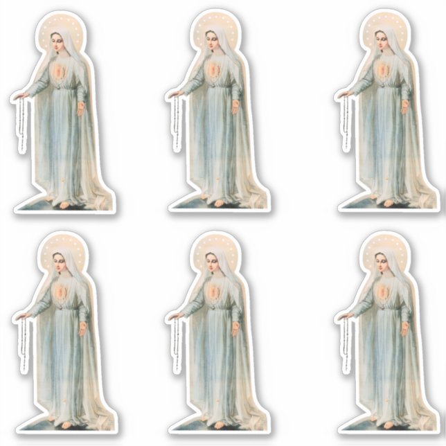 Our Lady of Rosary set sticker (Front)