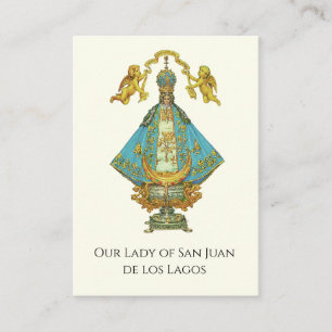 Our Lady of San Juan de los Lagos Funeral Prayer Place Card