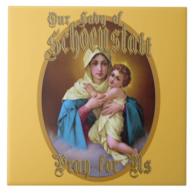 OUR LADY OF SCHOENSTATT TILE (Front)