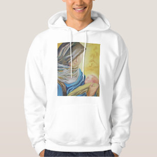 Our Lady of Silence holding baby Jesus Hoodie