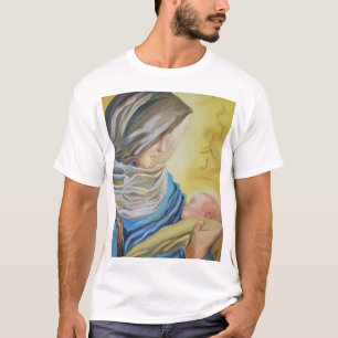 Our Lady of Silence holding baby Jesus T-Shirt
