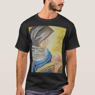Our Lady of Silence holding baby Jesus T-Shirt