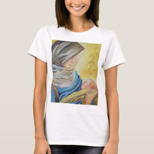 Our Lady of Silence holding baby Jesus T-Shirt