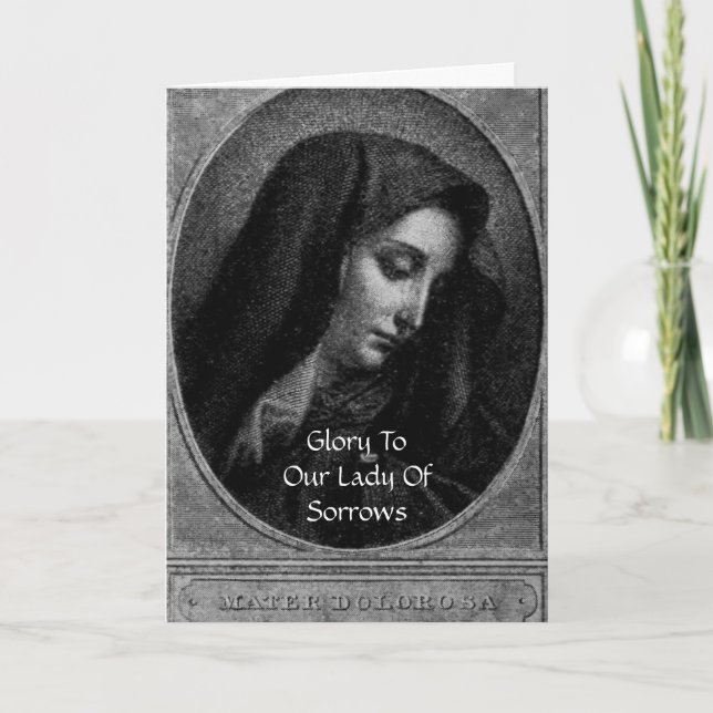 Our Lady of Sorrows Card (Front)