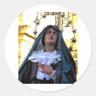 Our Lady of Sorrows Classic Round Sticker
