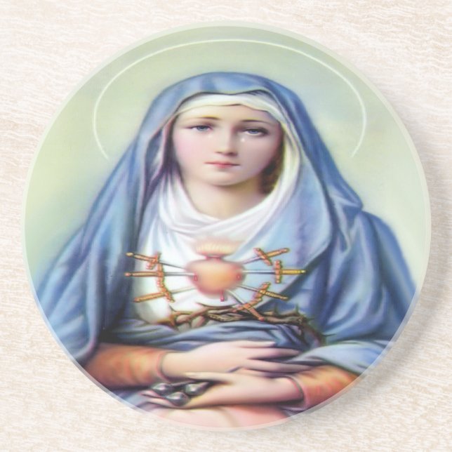 Our Lady of Sorrows Coaster (Front)