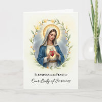 Our Lady of Sorrows Feast Day Blessings Wreath