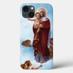 Our Lady of the Angels by William Bouguereau iPhone 13 Case