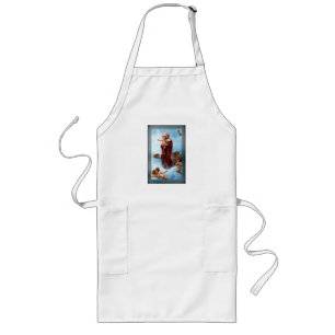 Our Lady of the Angels by William Bouguereau Long Apron