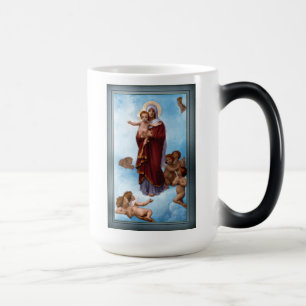 Our Lady of the Angels by William Bouguereau Magic Mug