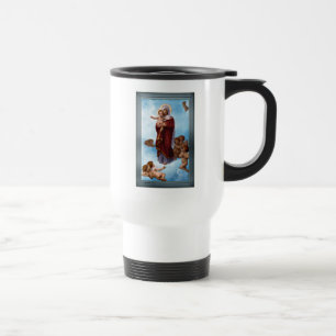 Our Lady of the Angels by William Bouguereau Travel Mug