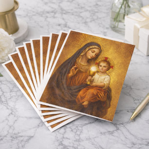 Our Lady of the Blessed Sacrament Mary Jesus Postcard