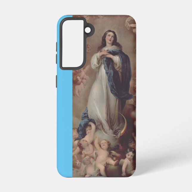 Our Lady of the Immaculate Conception Samsung Galaxy S21 Case (Back)