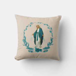 Our Lady of the Miraculous Medal Cushion