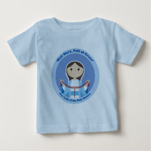Our Lady of the Rosary Baby T-Shirt
