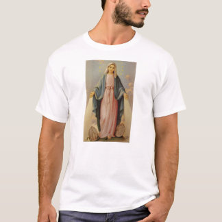 Our Lady of the Rosary Blessed Mother Mary T-Shirt
