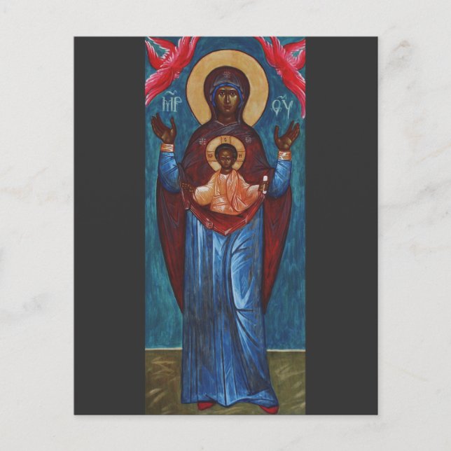 Our Lady of the Sign Eternal Light Art Print (Front)