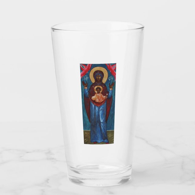 Our Lady of the Sign Glass (Front)