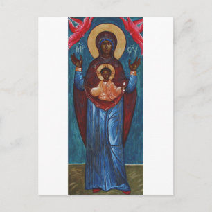 Our Lady of the Sign Postcard
