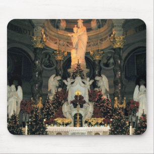 Our Lady of Victory Basilica Main Altar -Christmas Mouse Pad