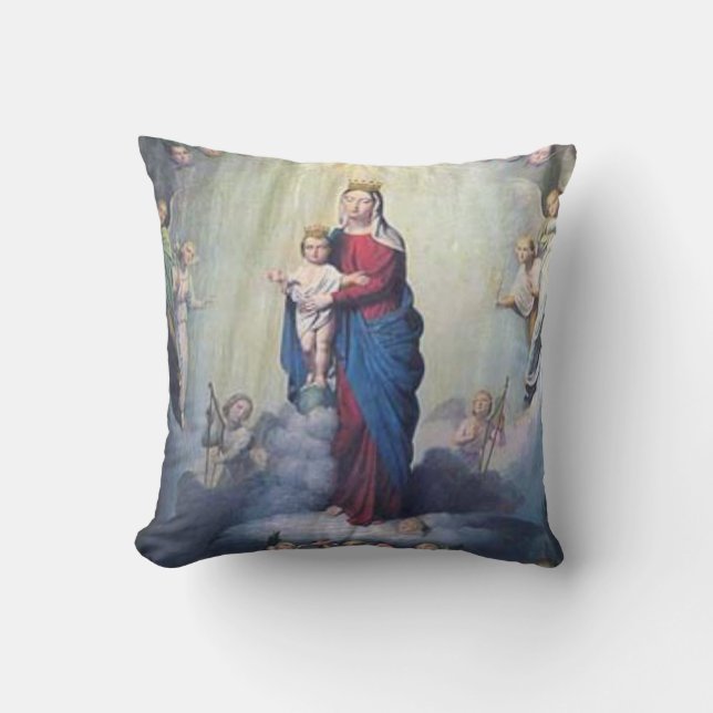 Our Lady of Victory Cushion (Front)