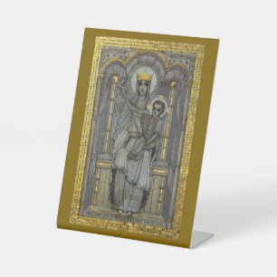 Our Lady of Walsingham Pedestal Sign