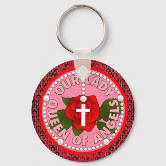 Our Lady Queen of Angels Key Ring