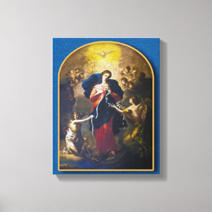 Our Lady Undoer of Knots, Canvas Print