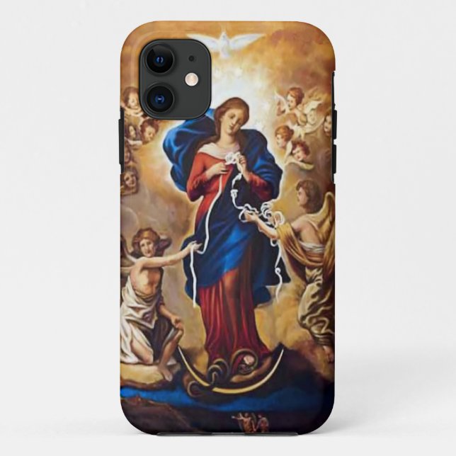 Our Lady Undoer of Knots Case-Mate iPhone Case (Back)