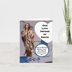 Our Lady Undoer of knots Greeting Card