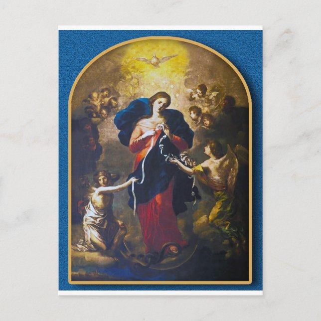 Our Lady Undoer of Knots, Postcard (Front)