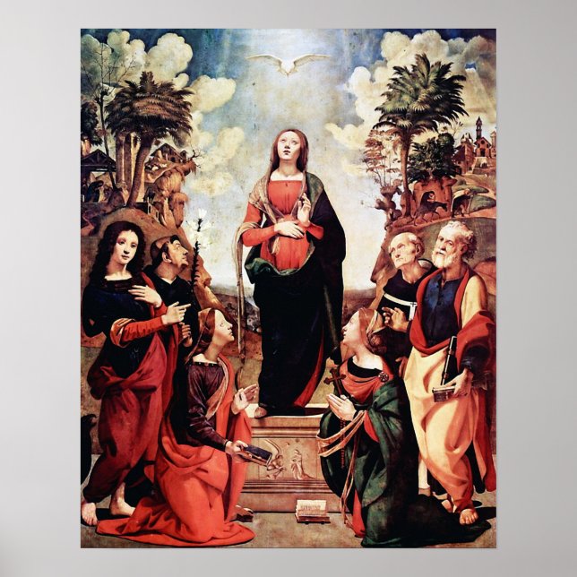 Our Lady Virgin Mary Immaculate Heart 3 Poster (Front)