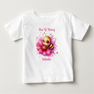 Our Lil' Honey Honey bee themed Personalised Baby T-Shirt