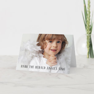 Our Little Angel Photo Christmas Holiday Card