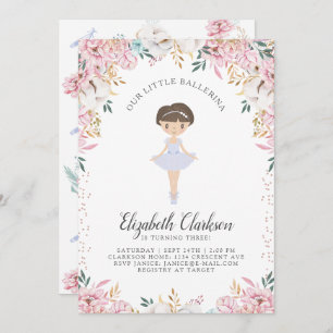 Our Little Ballerina Birthday Card